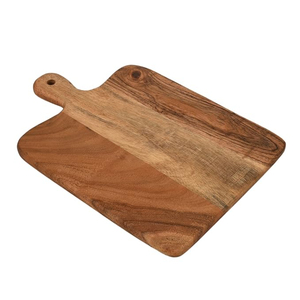 Eco Friendly Paddle Shaped Mango <b>Wood</b> Butcher Block Durable Custom Logo Wooden Cheese Board and Vegetable <b>Slicing</b> Board - Product Image 6
