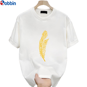 Camiseta de Cuello Redondo para Hombre de Talla Grande de Alta Calidad, Personalizable con Impresión Digital y Logotipo, 100% Algodón Tejido, Manga Corta, Secado Rápido - Product Image 2