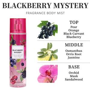 Brume corporelle parfumée florale 8 fl.oz/ pour femmes, spray rafraîchissant, utilisation quotidienne, célébrations, parfum longue durée, modèle cadeau - Product Image 2