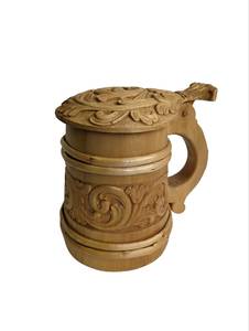 Natural Wooden Mug for Coffee and Tea Handmade Eco Friendly Drinkware with Durable Finish for Daily Kitchen and Restaurant Use - Product Image 2