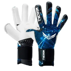 Customize Black GK Goalkeeper Gloves Best Quality German Latex Goalkeeper Gloves Customize Logo Design Goalkeeper Gloves