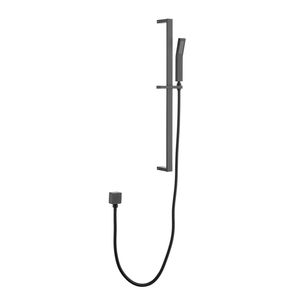 Barra scorrevole da 28 pollici e doccetta a mano con tubo da 59 pollici per accessori da bagno - Product Image 1