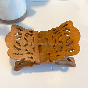 FALAK WORLD EXPORT Support de livre en bois pour Pooja, bureau, hôtel, maison, salon, Rehal, Ramayan, Geeta, Coran, tous les livres, Firome Inde - Product Image 5