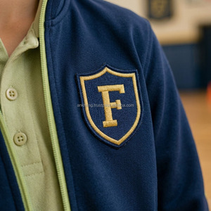 Ensemble d'uniformes scolaires futurs en coton tricoté pour garçons et filles, tenues scolaires pour enfants, conception OEM ODM - Product Image 6