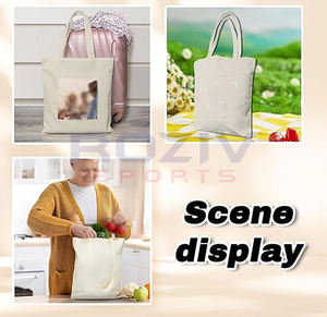 Bolsas de Compras de Alta Calidad con Asa Superior, 100% Algodón, Ligeras, con Logotipo y Diseño Personalizados, para Uso en Exteriores - Product Image 6