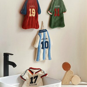Toalla de Felpa Coral con Diseño de Jersey, Gruesa, de Secado Rápido, Ecológica y Súper Absorbente para Baño y Cocina - Product Image 2