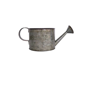 Arrosoir en acier galvanisé, design classique vintage, pot en métal pour l'arrosage des jardins intérieurs et extérieurs, outil de jardinage. - Product Image 4