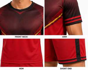 Tenues de football personnalisées 2026 – Maillots de foot version joueur, ensemble complet d'uniformes de football américain, maillots de foot - Product Image 3