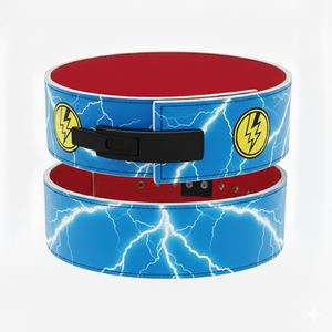 Ceinture de musculation robuste en cuir de vachette antidérapante, épaisseur 10 mm, pour la musculation, la force athlétique, la musculation et l'entraînement de force - Product Image 4