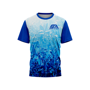 T-shirt pour homme à manches courtes, décontracté, à carreaux, avec logo brodé sur le devant, col rond, 300 grammes, respirant, anti-transpiration, séchage rapide - Product Image 6