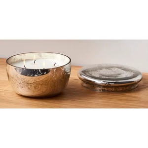 Modern Soy Wax Metal Candle <b>Jar</b> with Wood Lid Premium Home Decor Perfect for Decor and Gift Indian exporter - Product Image 4