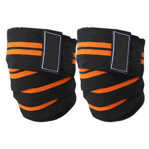 Genouillère de sport personnalisée FAWKES, en maille noire respirante, soutien unisexe, genouillère de compression sportive FK-KS-010 - Product Image 1