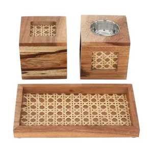 Nouveau design – Ensemble plateau et brûleur d'encens en bois Bakhoor – Usage religieux – Brûleur d'encens écologique – Personnalisable – Usage régulier – Décoration intérieure - Product Image 6