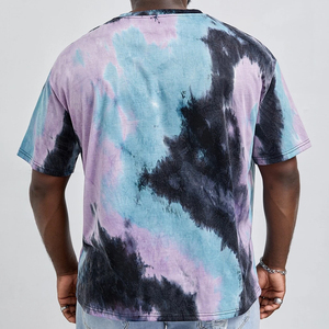 T-shirt Homme en Coton Délavé à l'Acide, Imprimé Personnalisé, Style Streetwear Hip Hop Vintage, Coupe Oversize, Fournisseur de T-shirts Tendance - Product Image 3