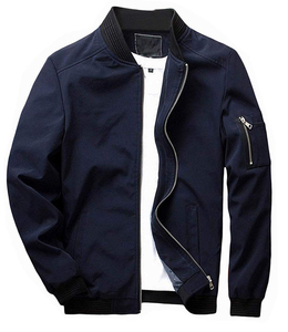 Chaqueta Bomber Ecológica para Hombre, Diseño Moderno de Alta Calidad, Transpirable, con Cuello Alto, Abrigo de Invierno - Product Image 5