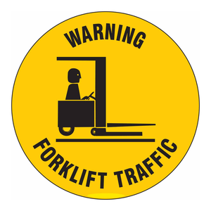 Panneau de signalisation de circulation pliable antidérapant Brady pour chariots élévateurs, destiné aux entrepôts industriels - Product Image 2
