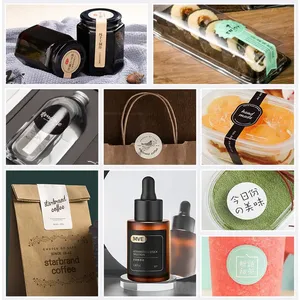 Custom Waterproof <b>Jar</b> <b>Labels</b> for Glass Food Storage Bottles Adhesive Stickers Debossing for <b>Spices</b> Canned Goods Logo Available - Product Image 5