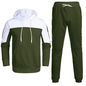 Ensemble de survêtement personnalisé pour homme en coton 100% pour l'hiver, avec sweat à capuche et pantalon de jogging à manches longues, marque privée - Product Image 2