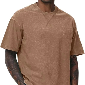 Camiseta de punto con logotipo personalizado, de spandex/poliéster, cómoda, con cuello redondo, estampada, para hombre, de secado rápido, transpirable, ligera, informal, de verano - Product Image 1