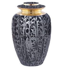 Urne funéraire en métal fini de bonne qualité pour adultes pour cendres humaines Urne décorative en métal pour applications pour adultes Urne funéraire - Product Image 6