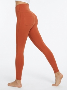 Women High Waist Workout <b>Leggings</b> <b>With</b> Hidden <b>Pocket</b> Custom Gym Yoga Fitness Pants Squat Proof Activewear - Product Image 4