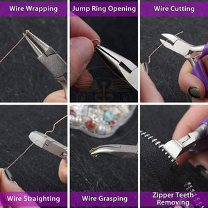 Stainless Steel Jewelry Making Mini <b>Plier</b> <b>Set</b> Small Size <b>Pliers</b> for Repair Work Home Use Durable Build in Wholesale - Product Image 2