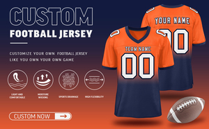 Men's Custom Sublimated American Football Soccer Jersey Crop <b>Tshirts</b> Custom Number Rhinestone Graphic V-Neck Men's T-shirts. - Product Image 3