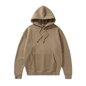 Sweat à capuche vierge en molleton 100 % coton épais de haute qualité pour homme, personnalisable avec logo brodé, écologique, coupe classique, vente en gros - Product Image 6