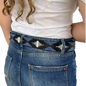 Ceinture en cuir pour homme avec broderie argentine et cuir véritable, prix de gros - Product Image 2