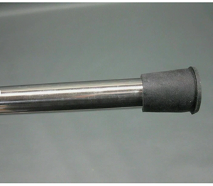 Canne décorative en acier inoxydable plaqué argent, style artisanal, avec poignée en métal poli, pour la décoration intérieure - Product Image 4