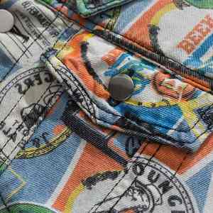 แจ็คเก็ตยีนส์พิมพ์ลายแบบซับลิเมชั่น ทรงดิสเทรส ซักแบบสโตนวอช สำหรับฤดูหนาว ผลิตจากผ้าฝ้ายแท้ 100% แห้งเร็ว ระบายอากาศได้ดี เป็นมิตรต่อสิ่งแวดล้อม จาก Solid Traders - Product Image 5