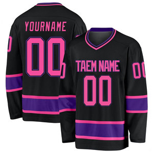 Maillots de hockey sur glace de haute qualité, directement de l'usine, avec détails de conception personnalisés, faible MOQ, expédition mondiale, parfaits pour les équipes - Product Image 2