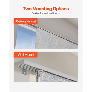 Tende a Pannello Verticali Regolabili Estendibili da 45,8 a 86 Pollici di Larghezza, Tagliabili, Tende a Pannello da 96 Pollici di Altezza, Persiane Personalizzabili - Product Image 6