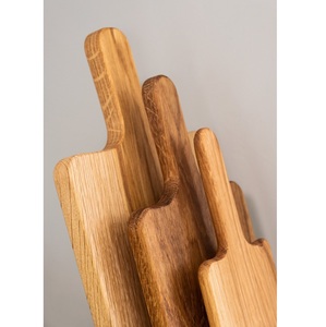 Tabla de Cortar Rectangular de Madera Maciza Hecha a Mano, 1.5 cm de Grosor, Apta para Lavavajillas, Fácil de Limpiar, Acabado Liso para Hogar, Restaurante, Cafetería - Product Image 5