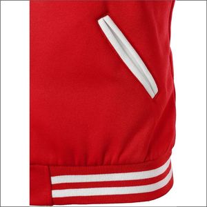 2024 Customised Unisex High Quality Wool Varsity <b>Jacket</b> Cartoon Front Puff Printed Outdoor Sporty Team Spirit Design Embroidered - Product Image 3