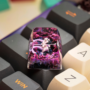 Teclas Artesanales Bosque Místico, Teclas Artesanales Personalizadas, Teclas Anime Lindas, Teclas Verdes, Juego de Teclas, Teclas de Madera - Product Image 2