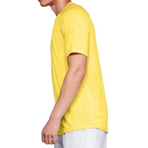 เสื้อยืดโอเวอร์ไซส์ผู้ชาย ผ้าเจอร์ซีย์สีพื้น ออกแบบเองได้ 100% ผ้าฝ้าย ระบายอากาศดี MOQ ต่ำ - Product Image 2