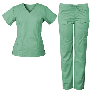 Breathable Jogger <b>Sets</b> Knitted Medical Scrubs Uniforms For Women Men Nursing Hospital Scrubs For <b>Doctors</b> Nurses - Product Image 1