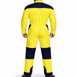 Combinaison de travail haute visibilité pour hommes, vêtements de travail industriels, uniforme durable et protecteur, coupe confortable, uniforme de travail moderne - Product Image 3