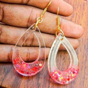 Pendientes Modernos de Resina Transparente Hechos a Mano, Joyería Ligera de Moda, Accesorio de Tendencia, Fabricante Mayorista - Product Image 5
