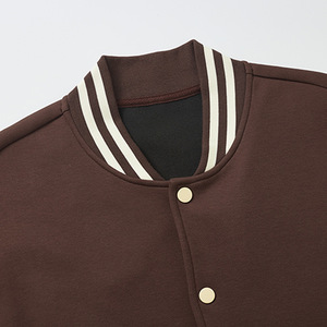 Veste de baseball en coton mélangé brodé de haute qualité, vente en gros, veste de sport décontractée à boutons pour hommes, veste de baseball pour hommes - Product Image 1