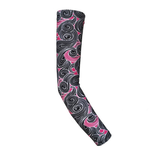 Printed Spandex/Polyester <b>Compression</b> <b>Arm</b> <b>Sleeves</b> Breathable Water Resistant Sports Cooling Unisex for Cycling Running Gym - Product Image 5