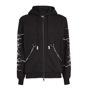 Men's Women Thick Warm Customized Logo Winter Workout Fleece Hoodie Jackets Full <b>Zip</b> 100% Cotton 370g - Product Image 6