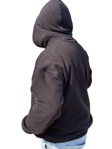 Sudaderas con capucha de algodón 100% de gran tamaño para hombre, cuello con capucha con logotipo personalizado, venta al por mayor para invierno, sudaderas con capucha en blanco con estampado personalizado de tamaño de EE. UU. - Product Image 3