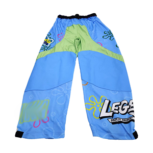 Sibrin Custom Printed Sublimated Inline <b>Roller</b> Hockey Pants Polyester Mesh Cordura Padding Pro Protective Moisture-Wicking Quick - Product Image 4