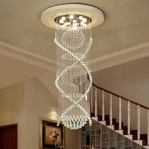 JYLIGHTING-escalera Interior <span class=keywords><strong>para</strong></span> comedor, candelabro de cristal led de lujo, personalizado, grande, moderno, <span class=keywords><strong>para</strong></span> sala de estar, hotel, boda, nórdico - Product Image 1