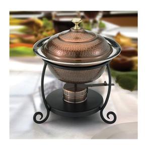 Ensemble de buffet de luxe en acier inoxydable avec couvercle suspendu ou ouvert et réchaud chauffant, fournitures hôtelières durables - Product Image 5