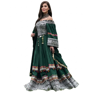 Nuevo vestido afgano Kuchi de alta demanda para mujer, hecho a mano, con bordados tradicionales, para mujer. - Product Image 1