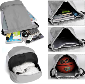 Sac à dos de sport grande capacité avec logo personnalisé, idéal pour le basketball, le football et le soccer – Sacs de basketball en nylon les plus vendus - Product Image 6