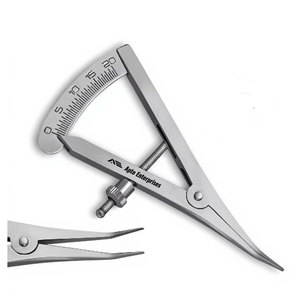 Calibre Castroviejo angulaire 3,5 pouces, instrument de mesure pour cartographie osseuse, échelle 0-20 mm, précision dentaire, chirurgicale, orthopédique - Product Image 5